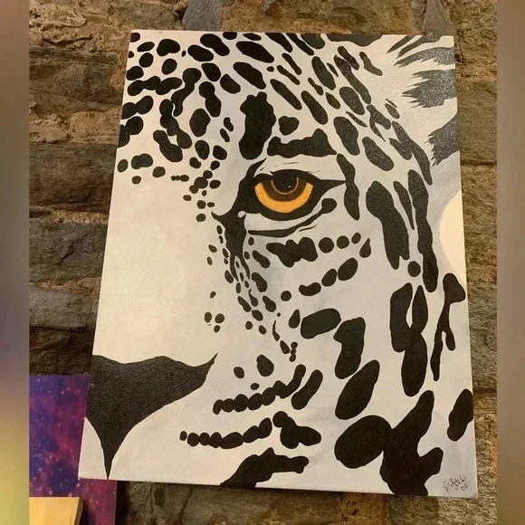 Snow leopard art